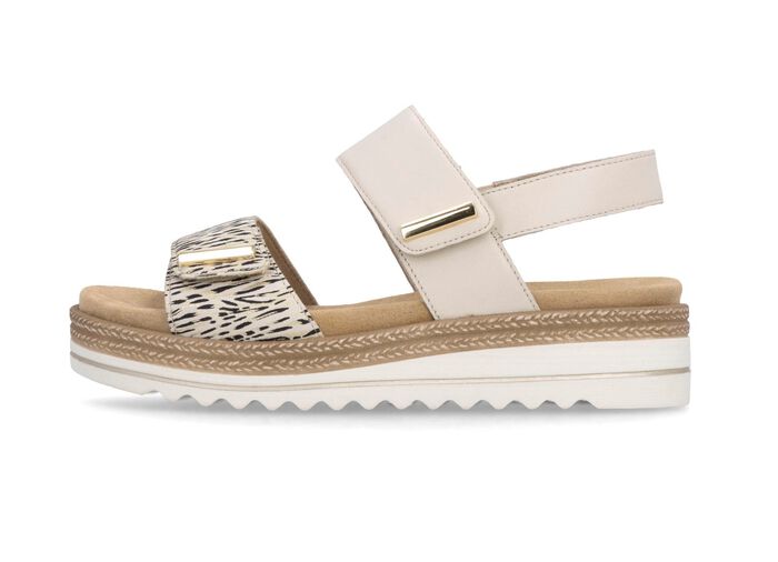 Remonte, schicke Damen-Sandalen, mit herausnehmbarem Fu&szlig;bett 